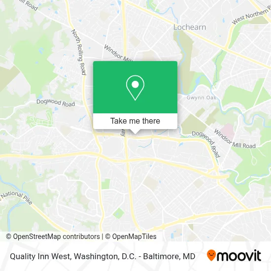 Quality Inn West map