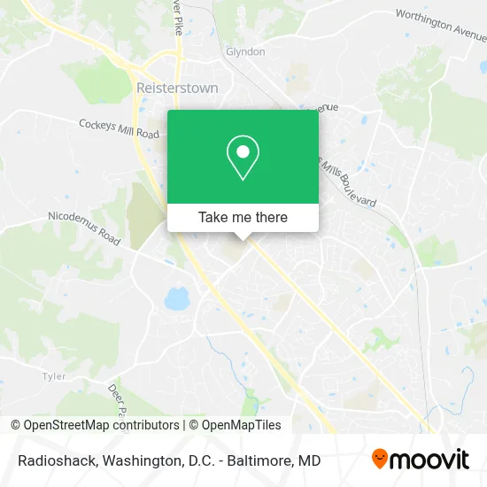 Radioshack map