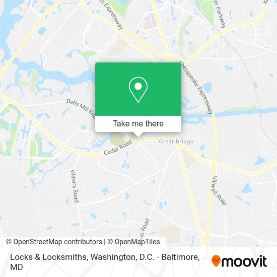 Locks & Locksmiths map