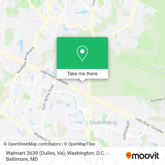 Walmart 3639 (Dulles, Va) map