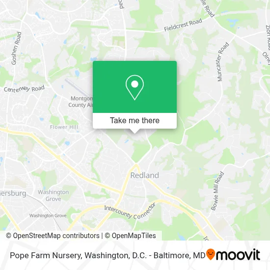 Pope Farm Nursery map