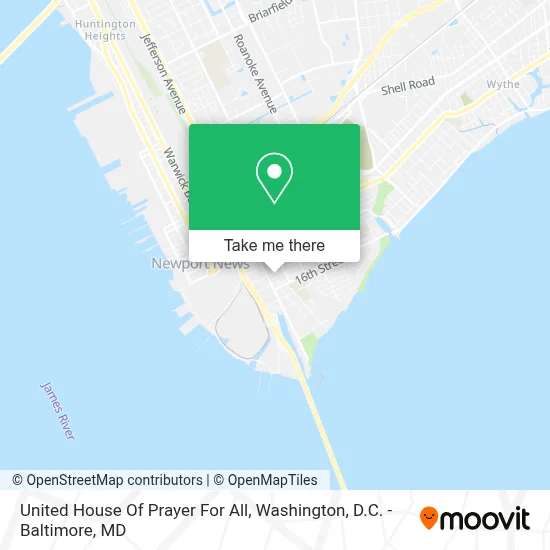 United House Of Prayer For All map