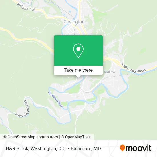 H&R Block map