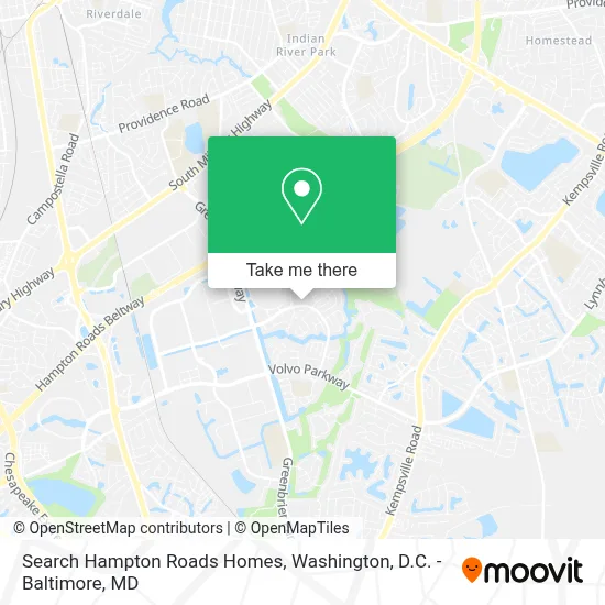 Search Hampton Roads Homes map