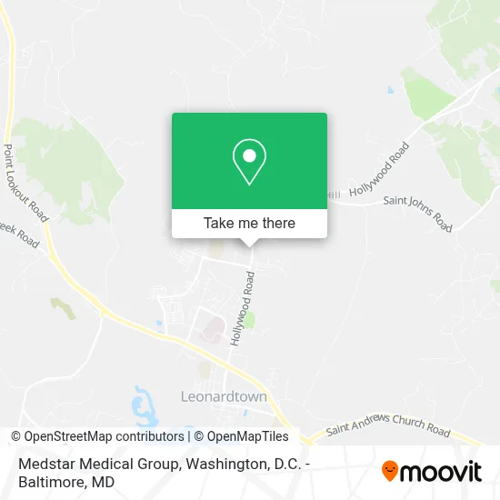 Medstar Medical Group map