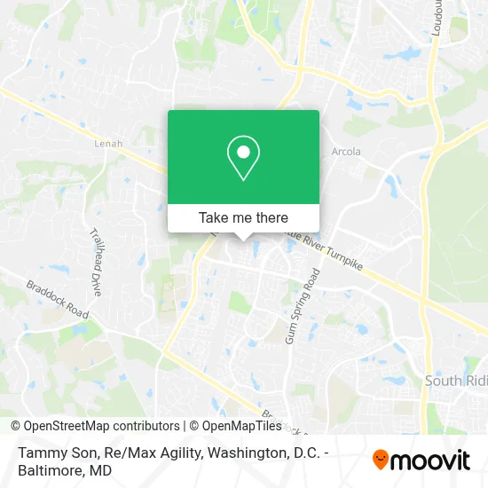 Tammy Son, Re/Max Agility map