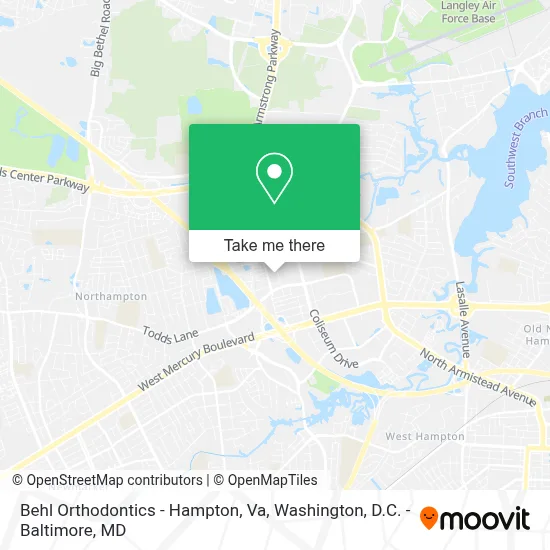 Behl Orthodontics - Hampton, Va map