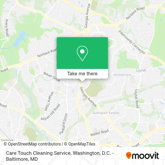 Care Touch Cleaning Service map