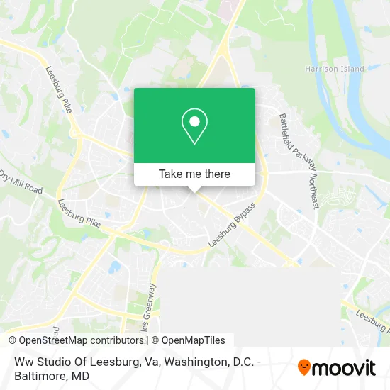 Ww Studio Of Leesburg, Va map