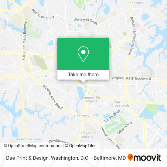 Dae Print & Design map