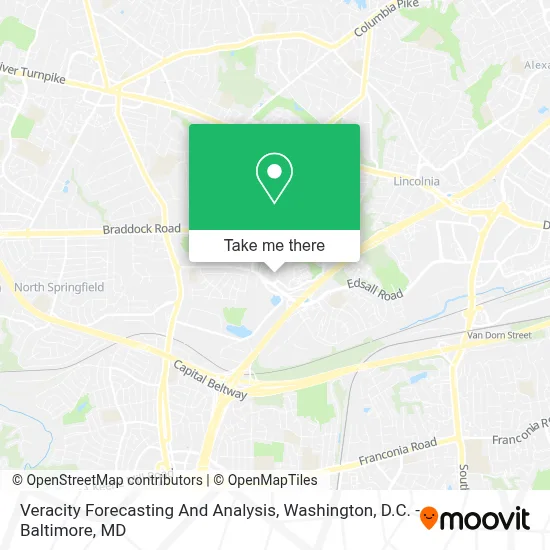 Veracity Forecasting And Analysis map