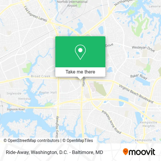 Ride-Away map