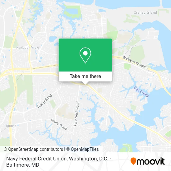 Navy Federal Credit Union map
