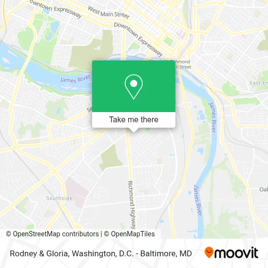Rodney & Gloria map