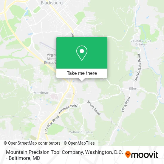 Mountain Precision Tool Company map