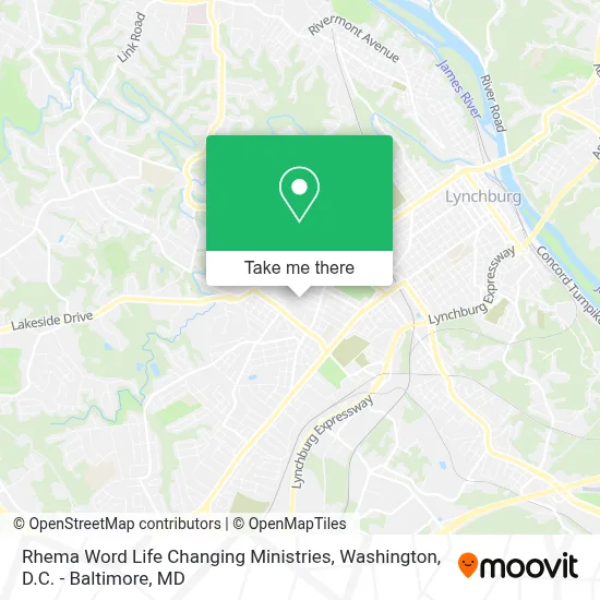 Rhema Word Life Changing Ministries map