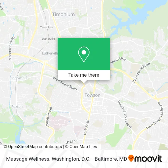 Massage Wellness map