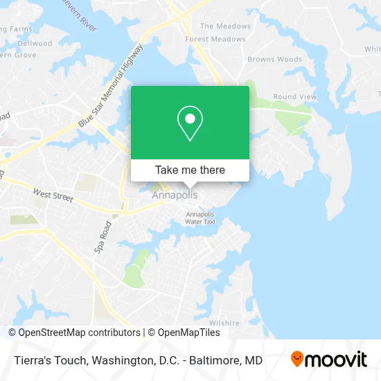 Tierra's Touch map
