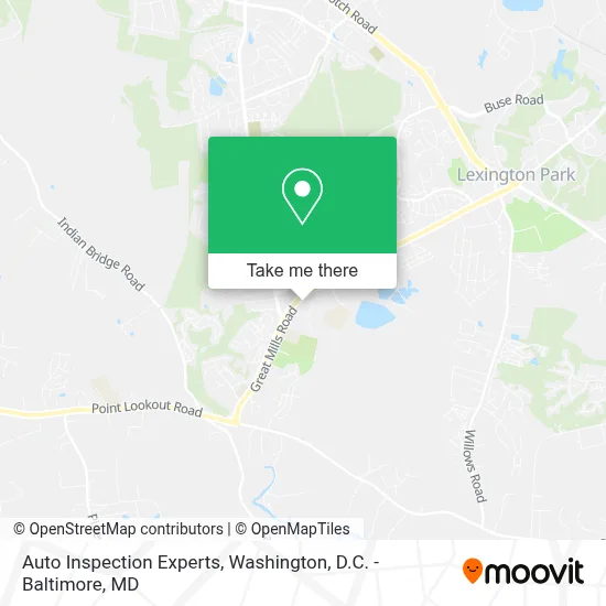 Auto Inspection Experts map