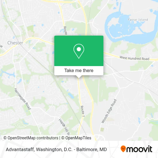 Advantastaff map