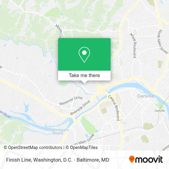 Finish Line map
