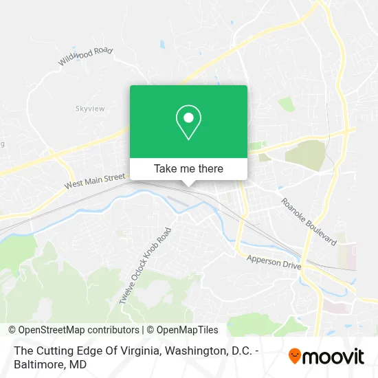 The Cutting Edge Of Virginia map