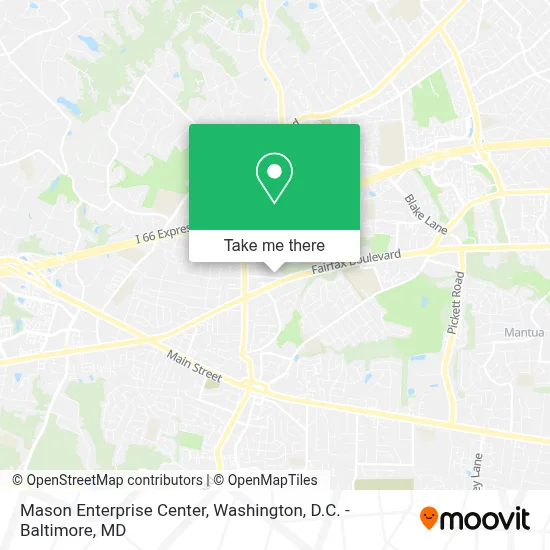 Mason Enterprise Center map