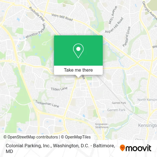 Colonial Parking, Inc. map