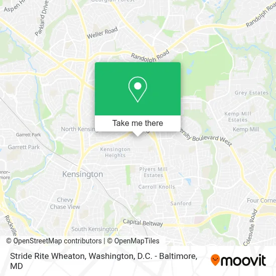 Stride Rite Wheaton map