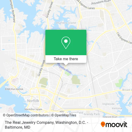 The Real Jewelry Company map