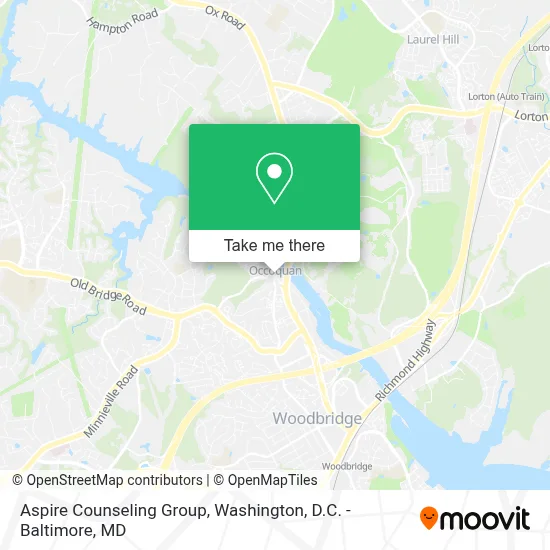 Aspire Counseling Group map