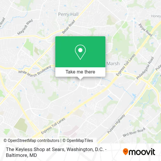 The Keyless Shop at Sears map