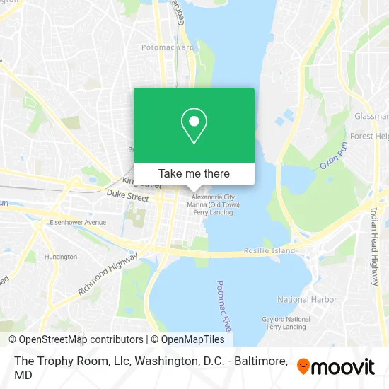 The Trophy Room, Llc map