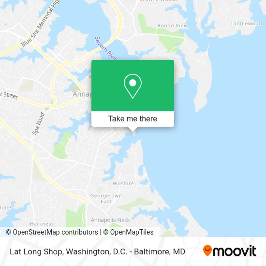 Lat Long Shop map