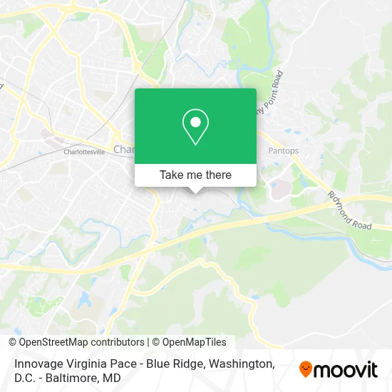 Innovage Virginia Pace - Blue Ridge map