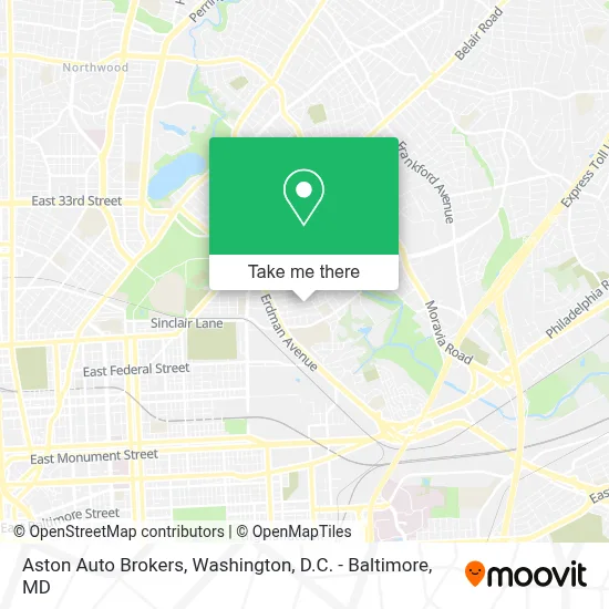 Aston Auto Brokers map