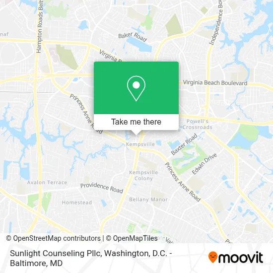 Sunlight Counseling Pllc map
