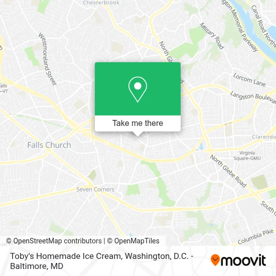 Toby's Homemade Ice Cream map
