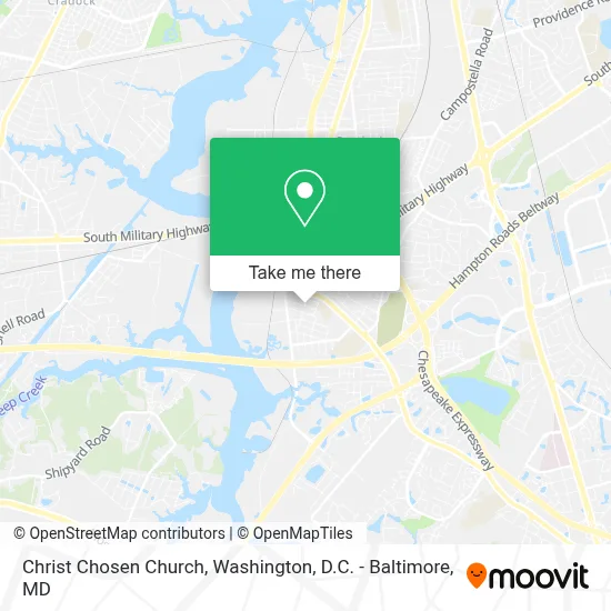 Christ Chosen Church map