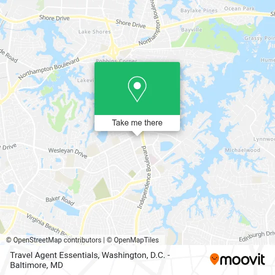 Travel Agent Essentials map