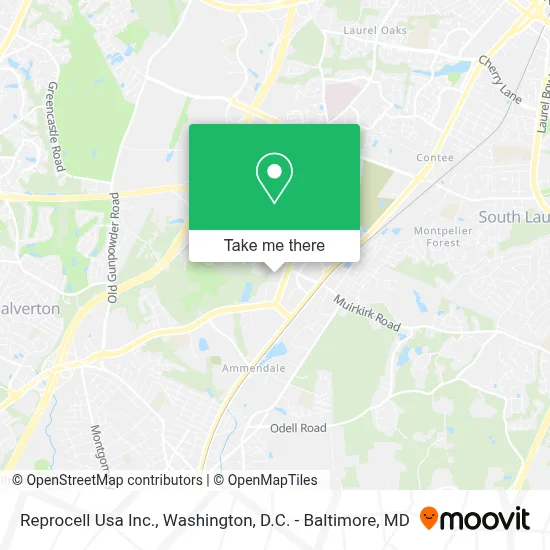 Reprocell Usa Inc. map