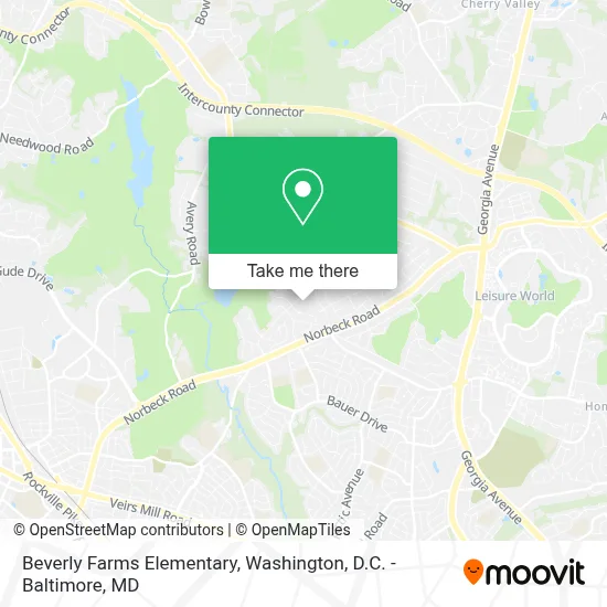 Beverly Farms Elementary map