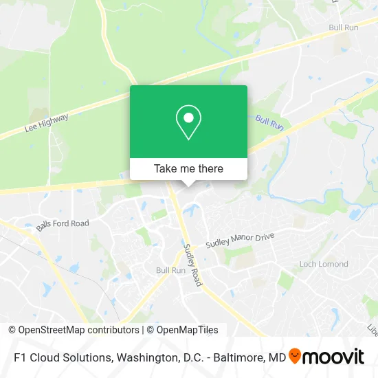 F1 Cloud Solutions map