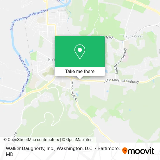 Walker Daugherty, Inc. map