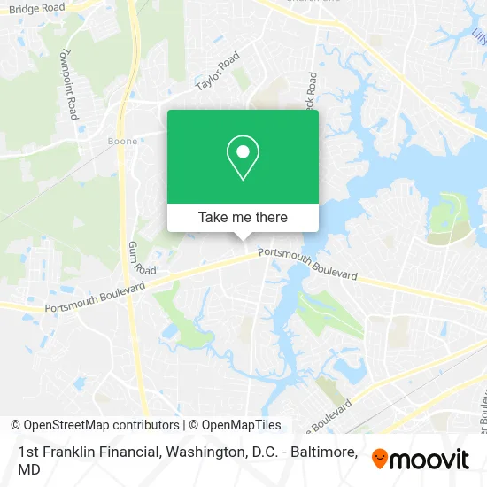 1st Franklin Financial map