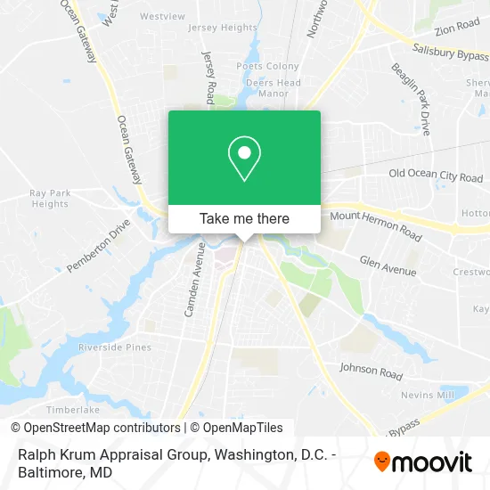 Ralph Krum Appraisal Group map