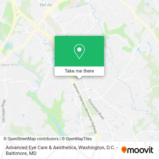 Advanced Eye Care & Aesthetics map