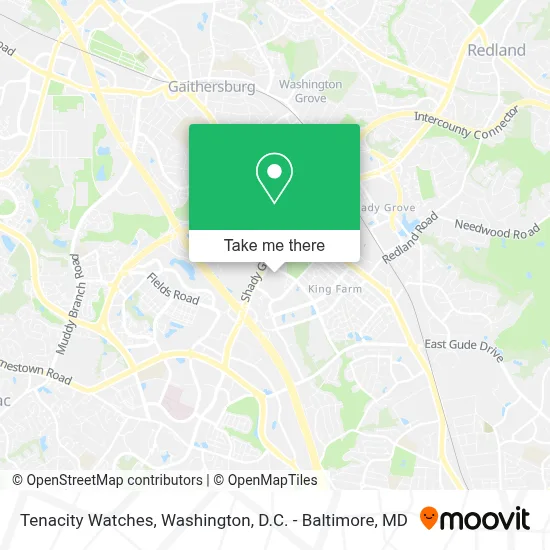 Tenacity Watches map