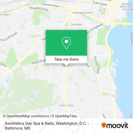 Aesthetics Day Spa & Nails map