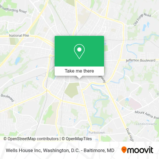 Wells House Inc map
